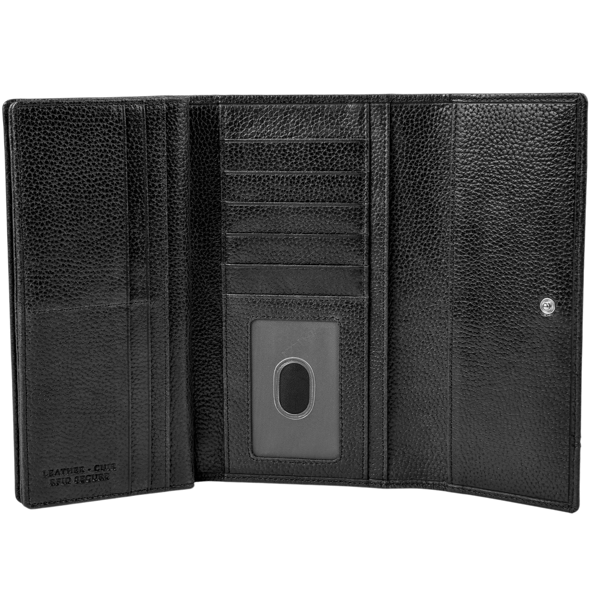 Mancini Wallets Mancini Fifth Avenue RFID Secure Quad Fold Wallet