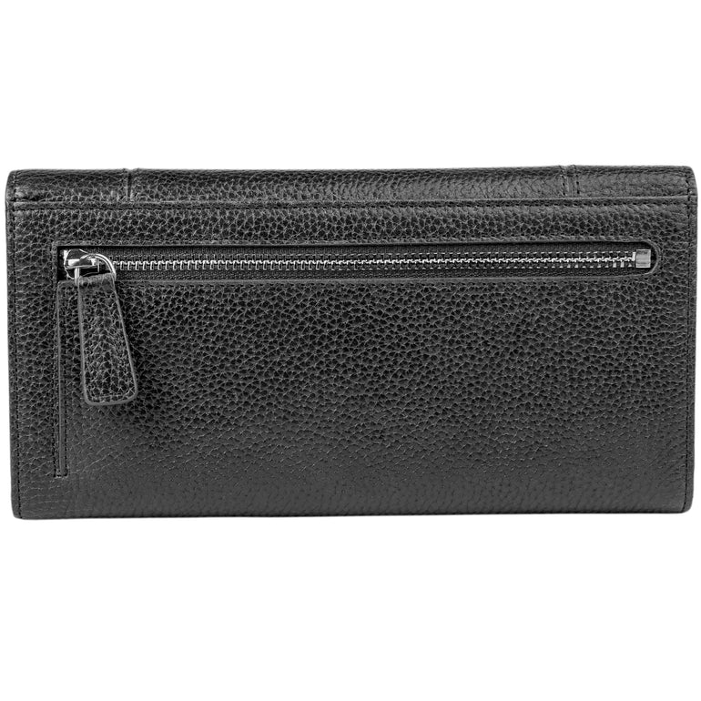 Mancini Wallets Mancini Fifth Avenue RFID Secure Quad Fold Wallet