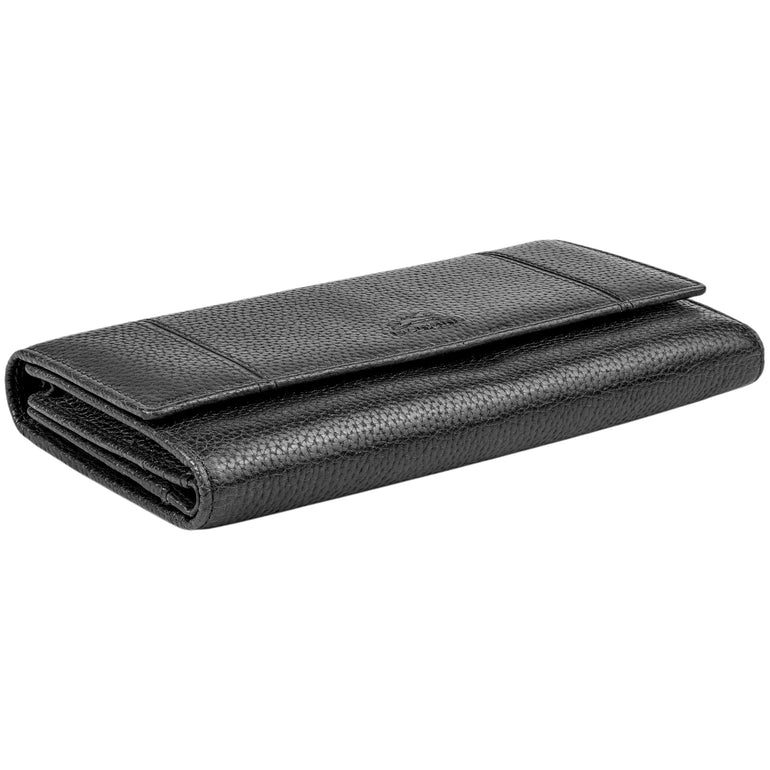 Mancini Wallets Mancini Fifth Avenue RFID Secure Quad Fold Wallet