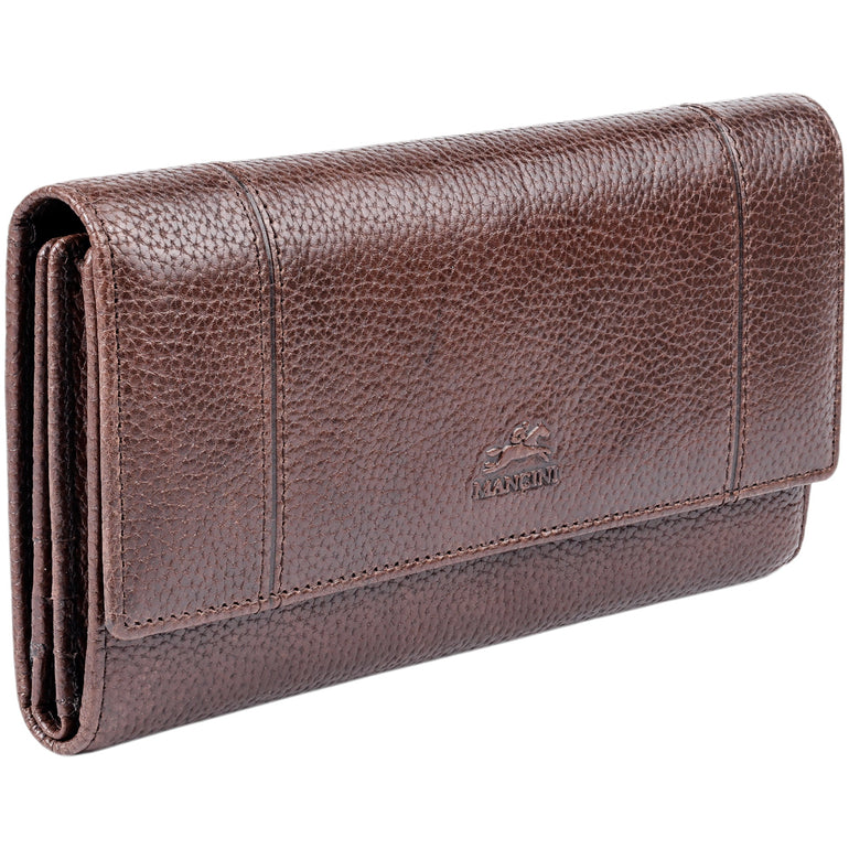 Mancini Wallets Mancini Fifth Avenue RFID Secure Quad Fold Wallet