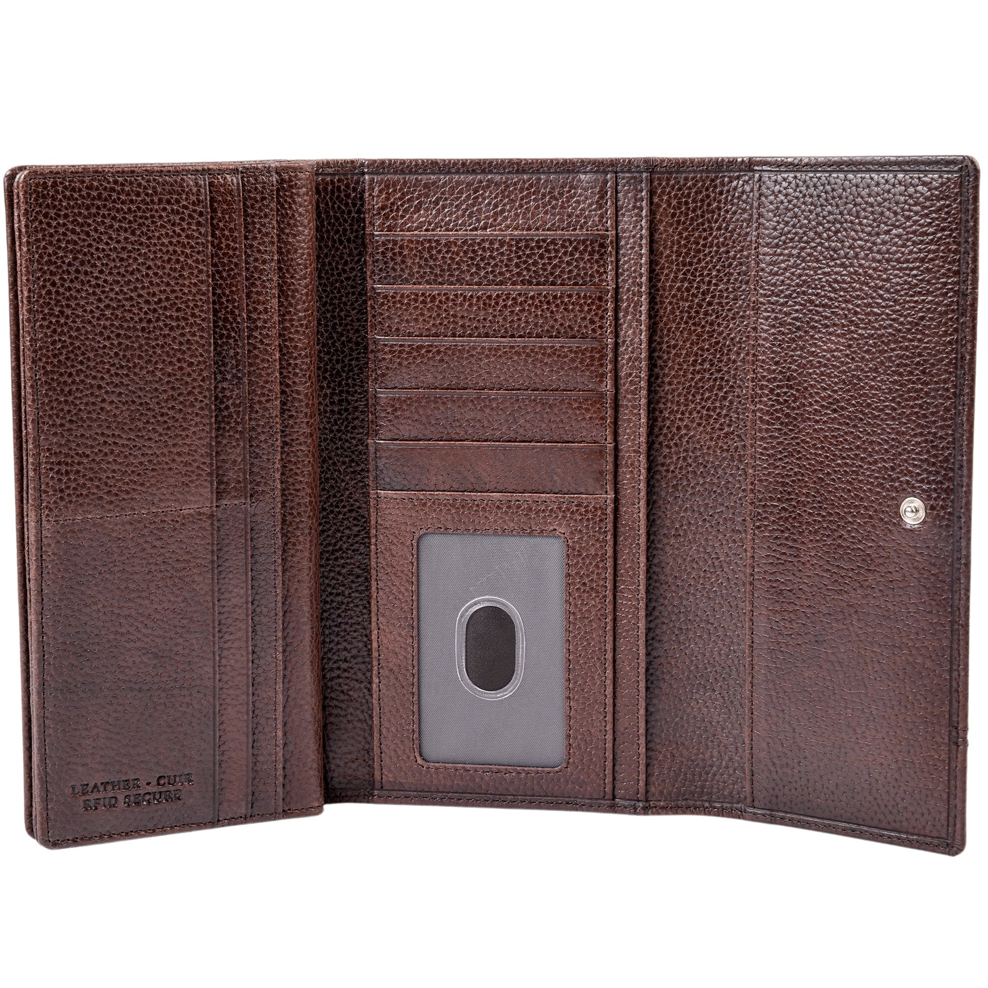 Mancini Wallets Mancini Fifth Avenue RFID Secure Quad Fold Wallet