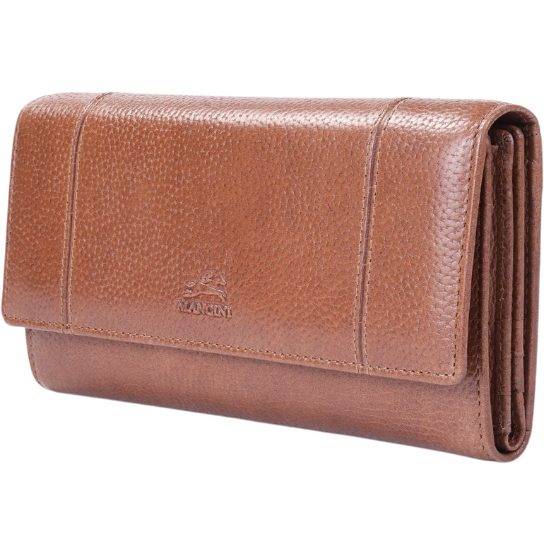 Mancini Wallets Mancini Fifth Avenue RFID Secure Quad Fold Wallet