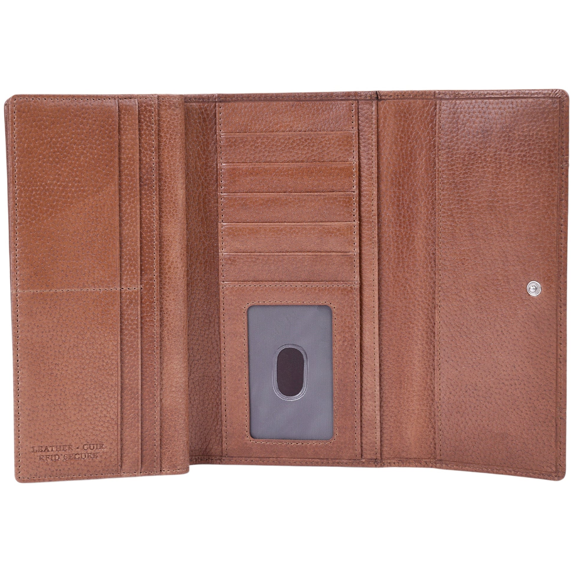 Mancini Wallets Mancini Fifth Avenue RFID Secure Quad Fold Wallet