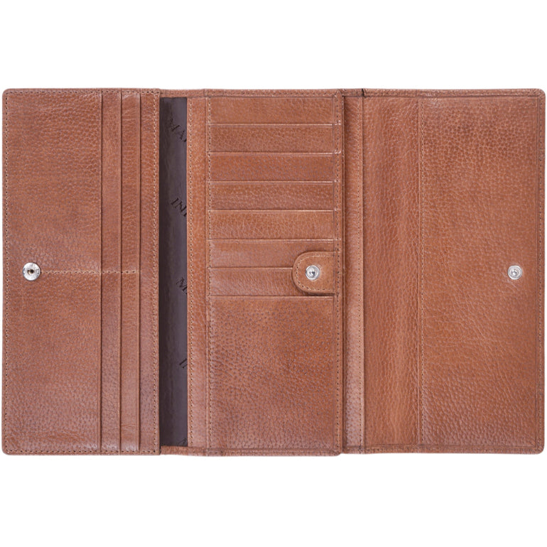 Mancini Wallets Mancini Fifth Avenue RFID Secure Quad Fold Wallet