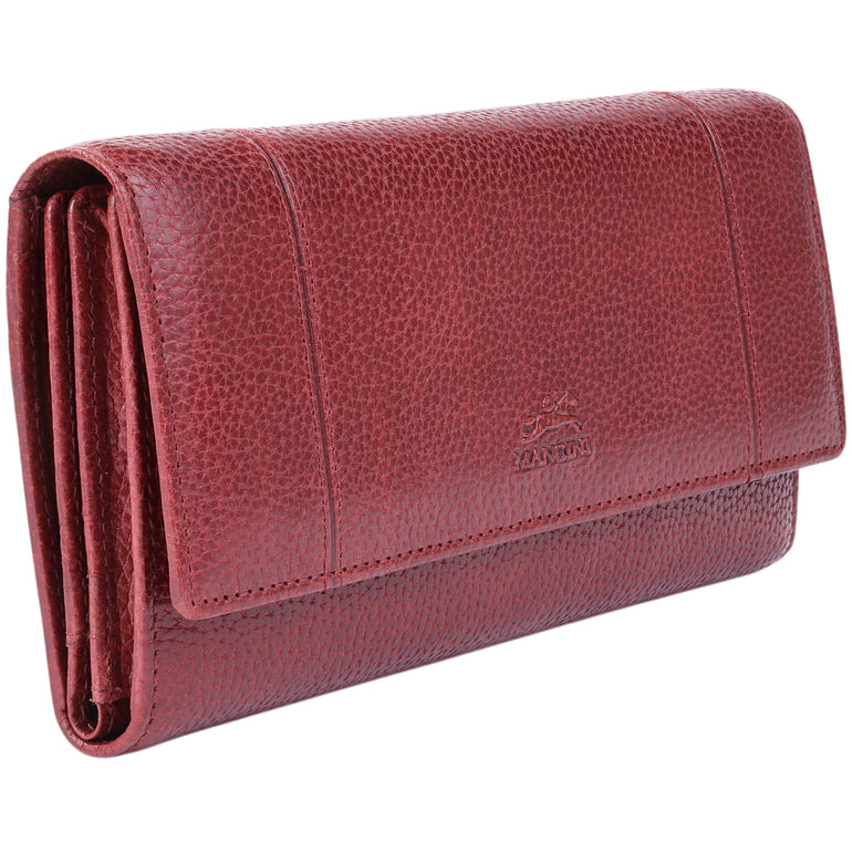 Mancini Wallets Mancini Fifth Avenue RFID Secure Quad Fold Wallet