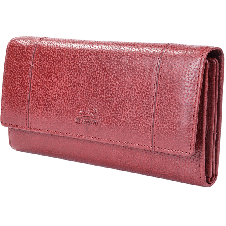 Mancini Wallets Mancini Fifth Avenue RFID Secure Quad Fold Wallet