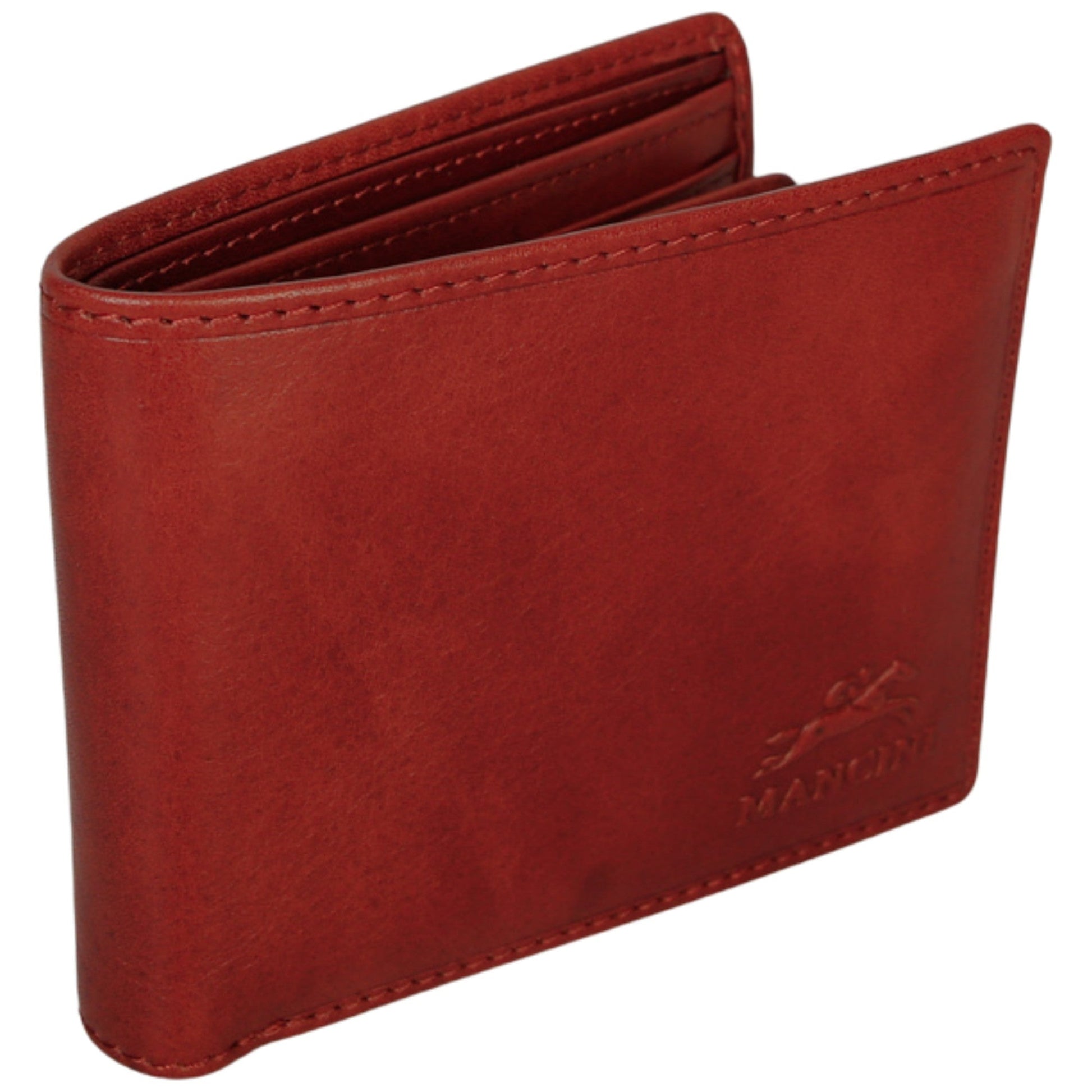 Mancini Wallets Mancini Pelle D’oro RFID Secure Center Wing Billfold
