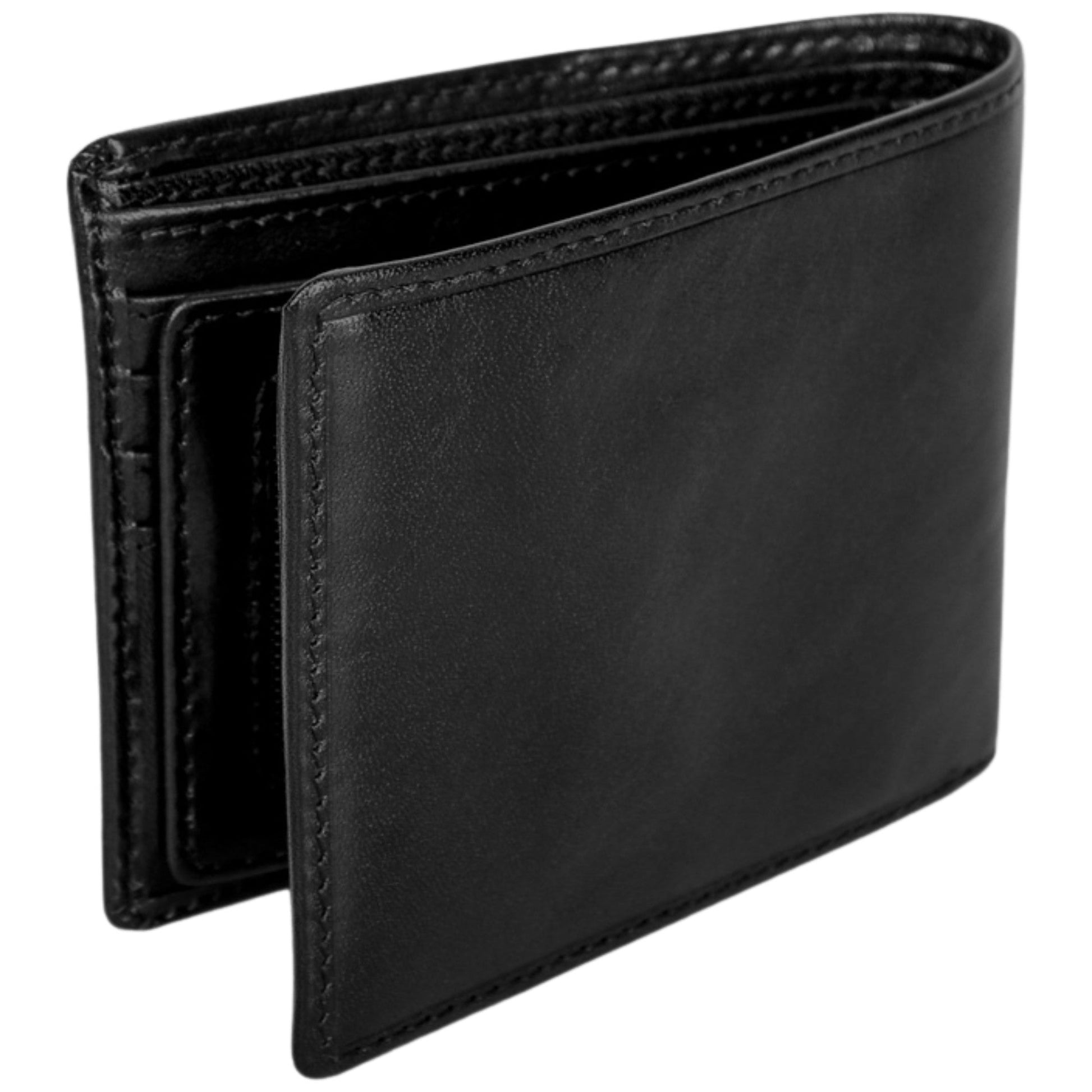 Mancini Wallets Mancini Pelle D’oro RFID Secure Center Wing Billfold