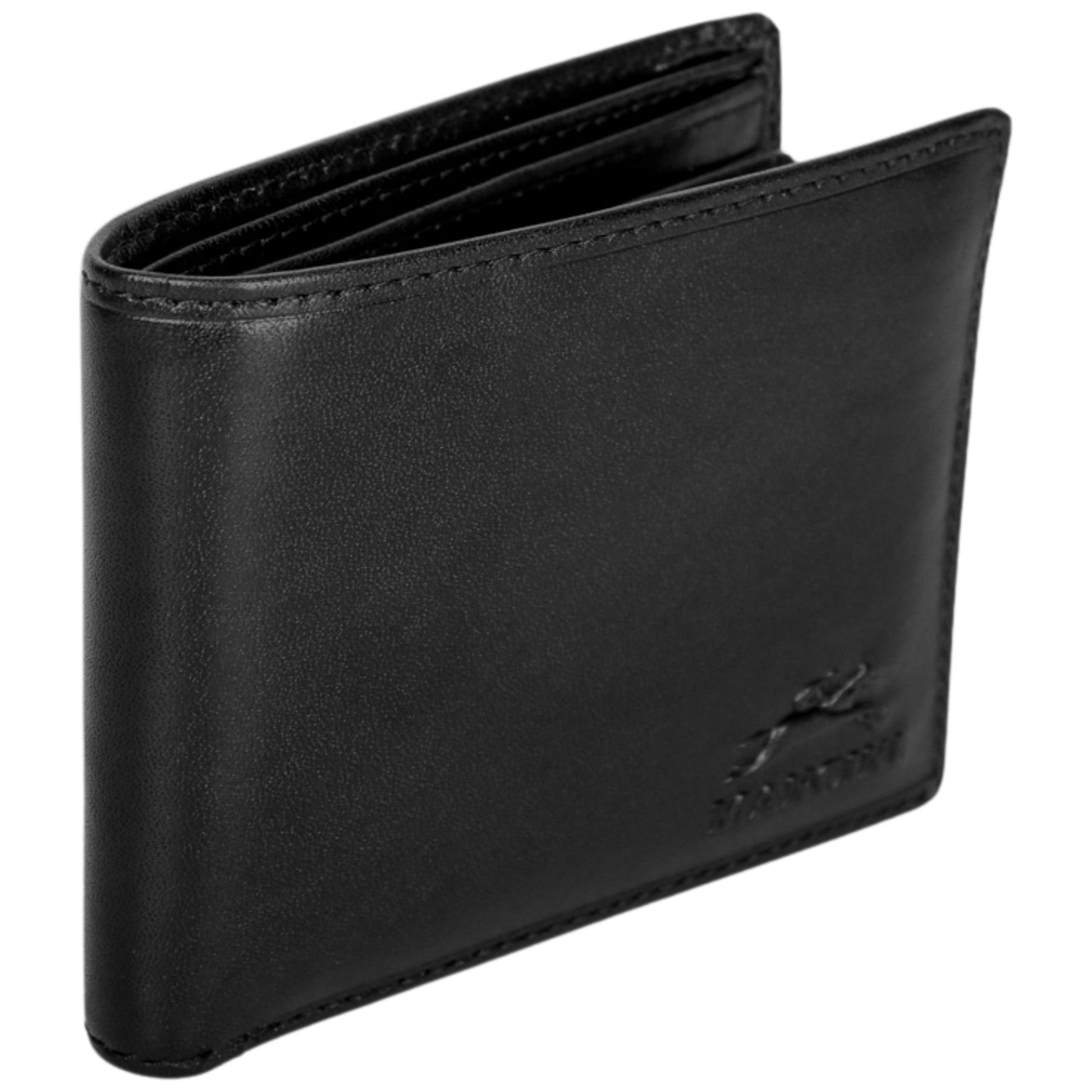 Mancini Wallets Mancini Pelle D’oro RFID Secure Center Wing Billfold