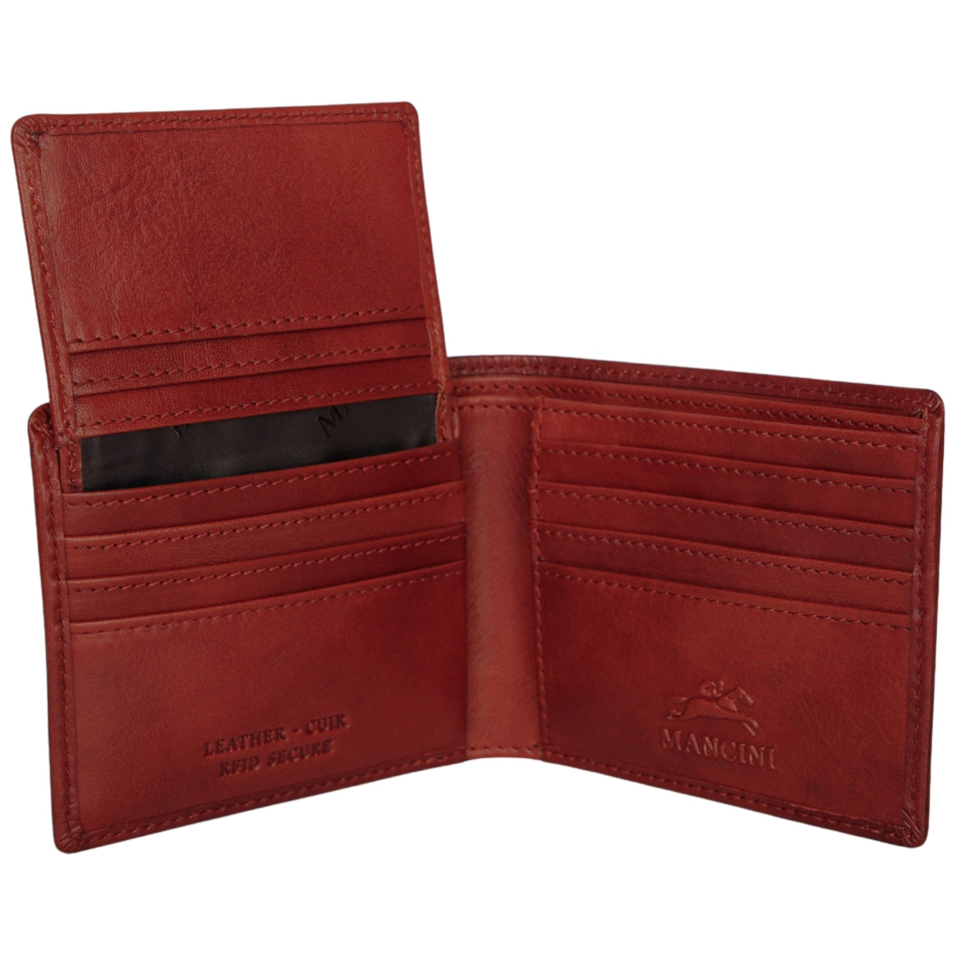 Mancini Wallets Mancini Pelle D’oro RFID Secure Left Wing Billfold
