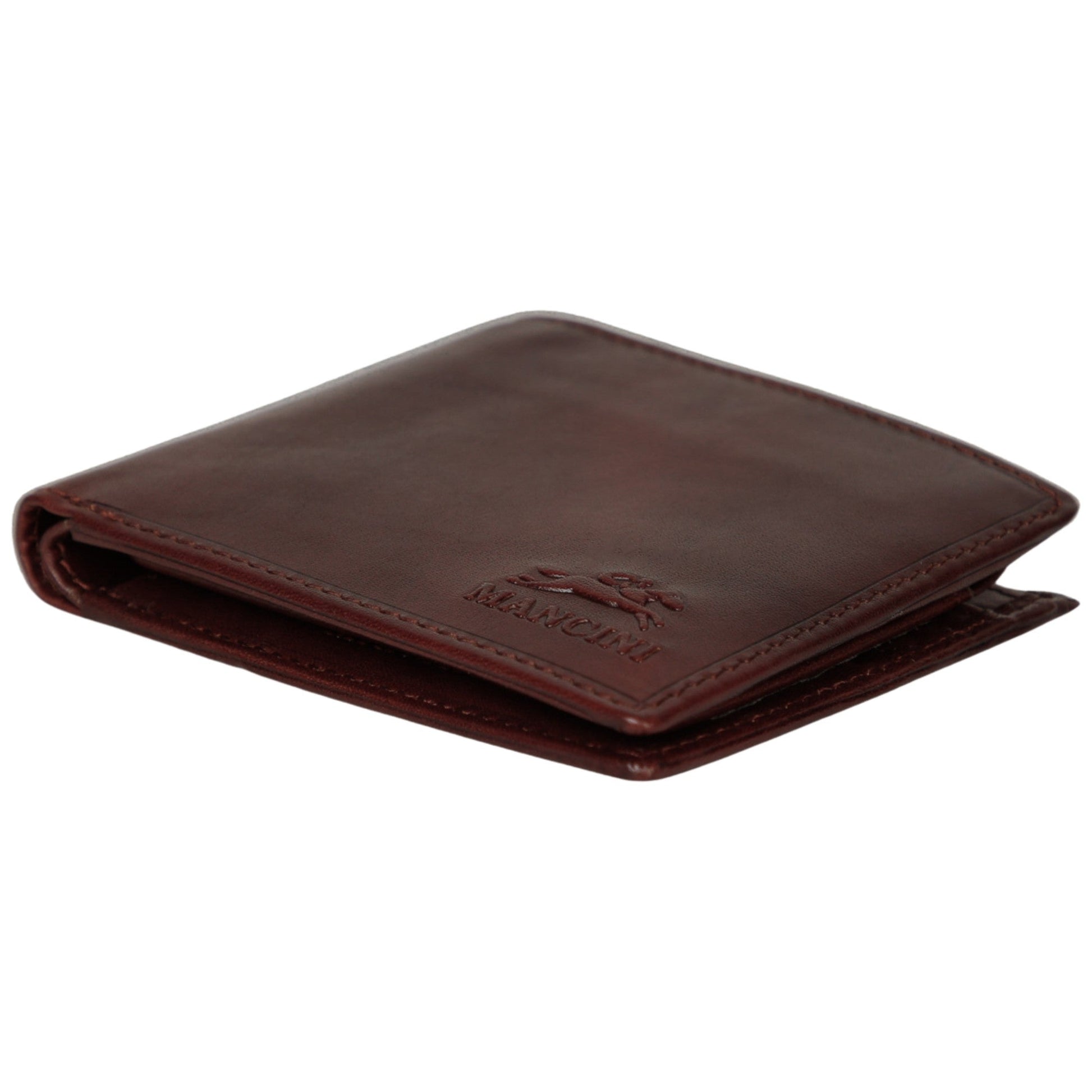 Mancini Wallets Mancini Pelle D’oro RFID Secure Left Wing Billfold