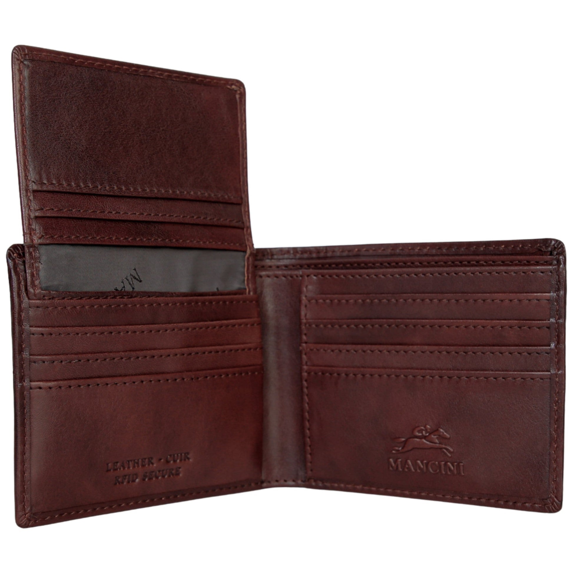 Mancini Wallets Mancini Pelle D’oro RFID Secure Left Wing Billfold