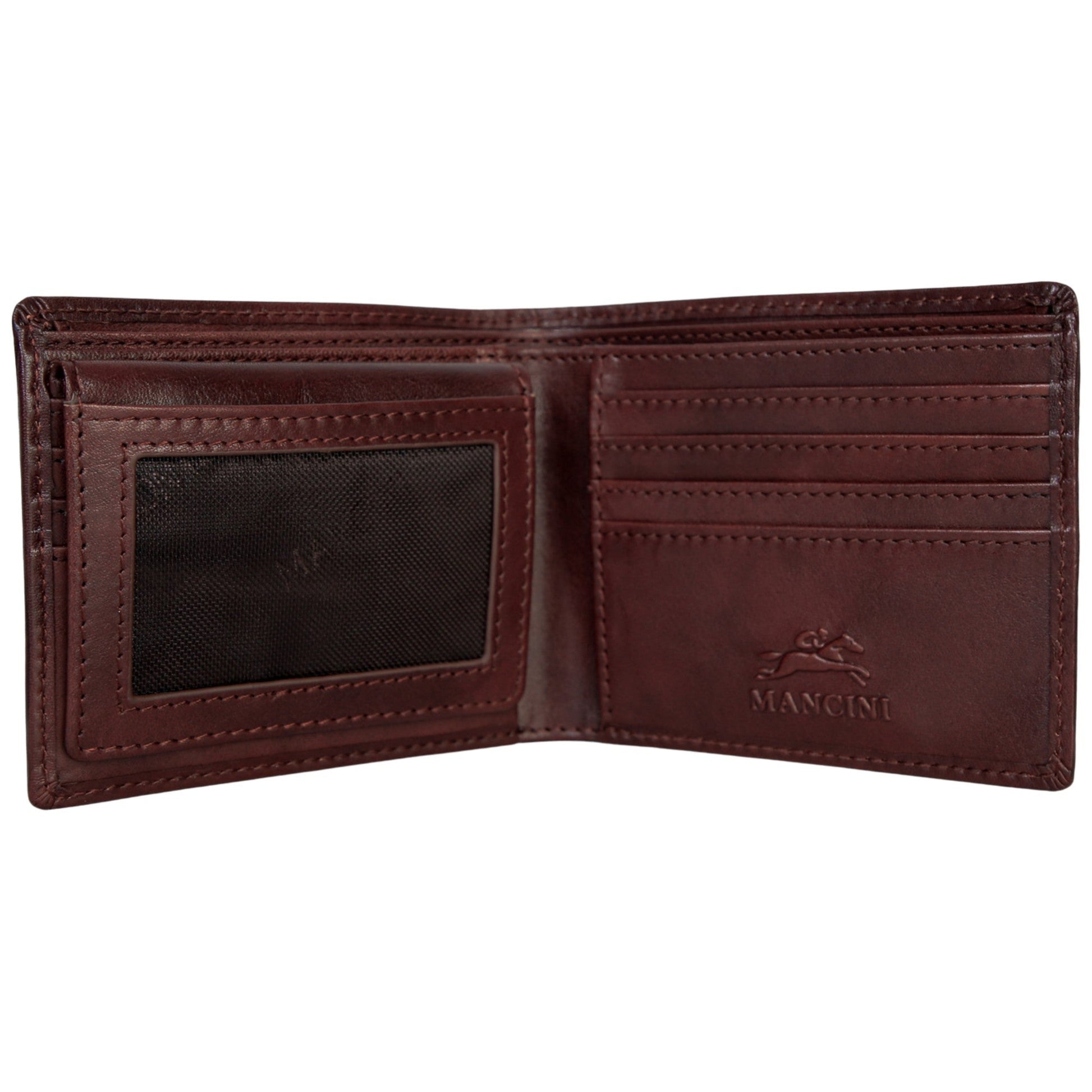 Mancini Wallets Mancini Pelle D’oro RFID Secure Left Wing Billfold