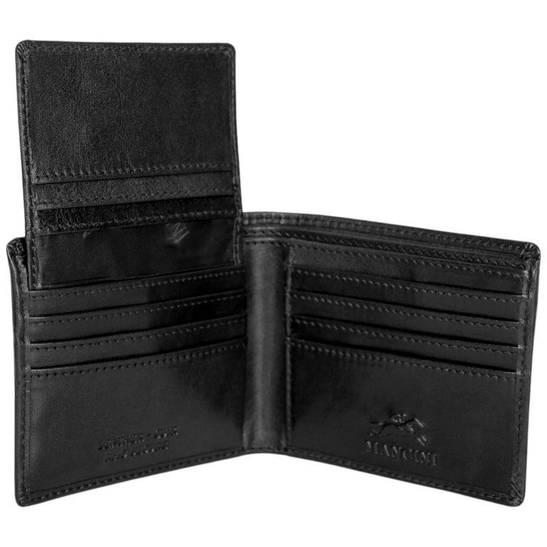 Mancini Wallets Mancini Pelle D’oro RFID Secure Left Wing Billfold