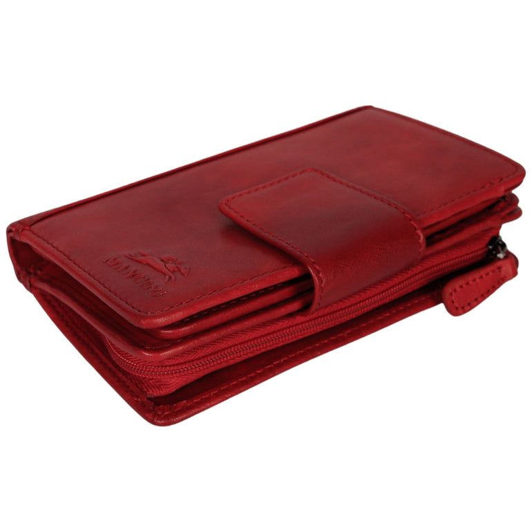 Mancini Wallets Mancini Pelle D’oro RFID Secure Medium Clutch Wallet