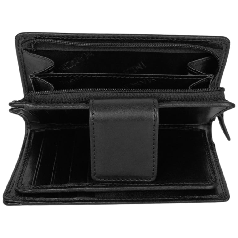 Mancini Wallets Mancini Pelle D’oro RFID Secure Medium Clutch Wallet