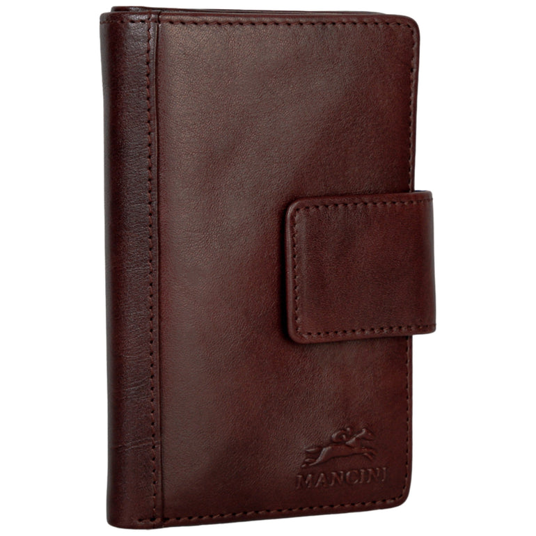 Mancini Wallets Mancini Pelle D’oro RFID Secure Medium Clutch Wallet