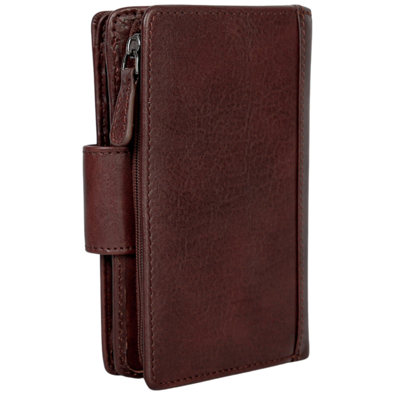 Mancini Wallets Mancini Pelle D’oro RFID Secure Medium Clutch Wallet