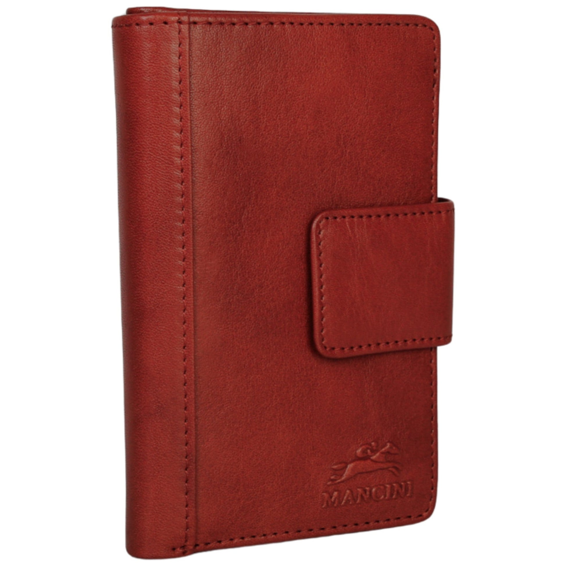 Mancini Wallets Mancini Pelle D’oro RFID Secure Medium Clutch Wallet