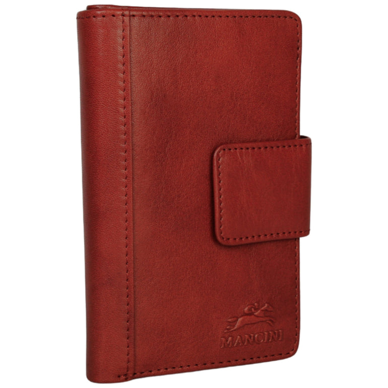 Mancini Wallets Mancini Pelle D’oro RFID Secure Medium Clutch Wallet