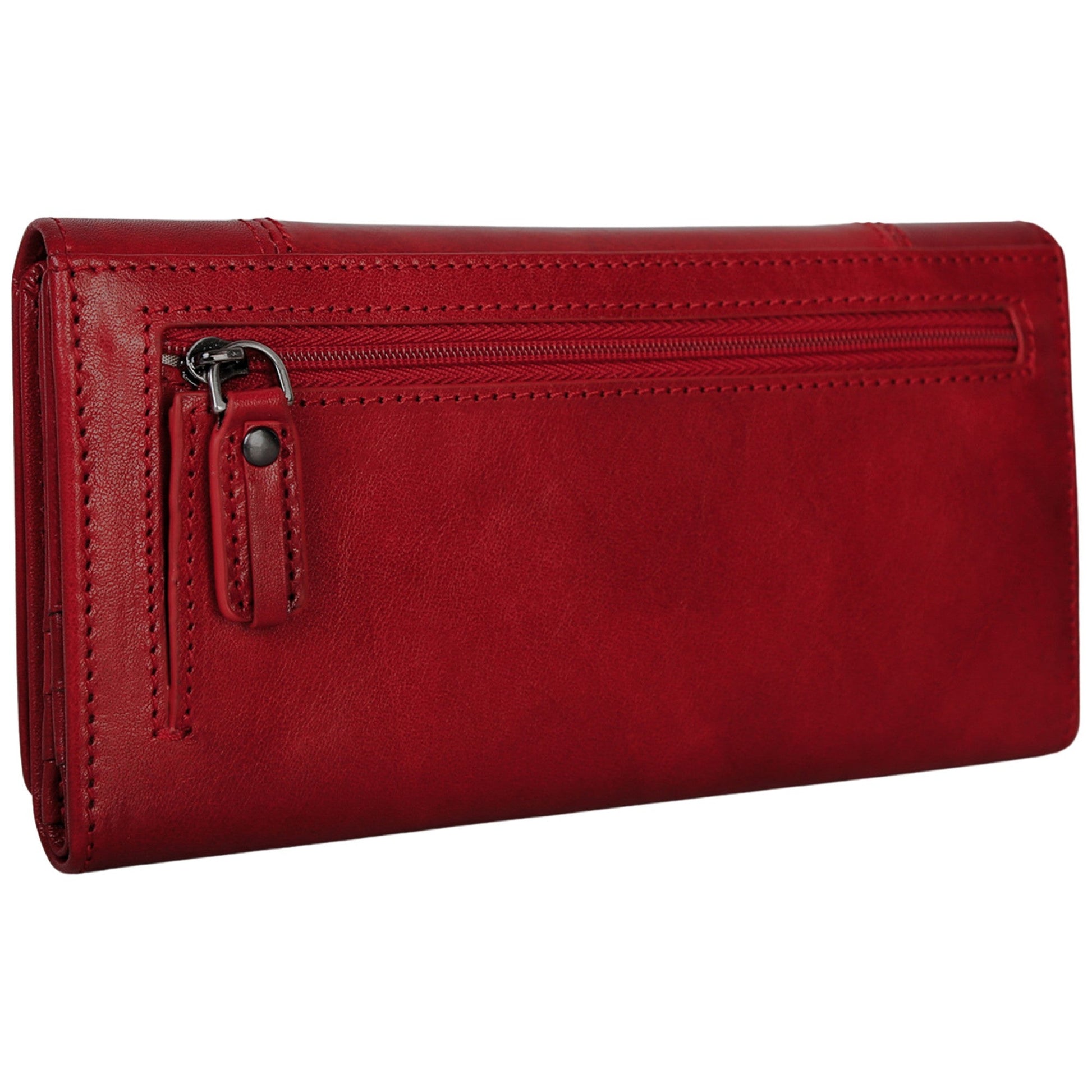 Mancini Wallets Mancini Pelle D’oro RFID Secure Quad Fold Wallet