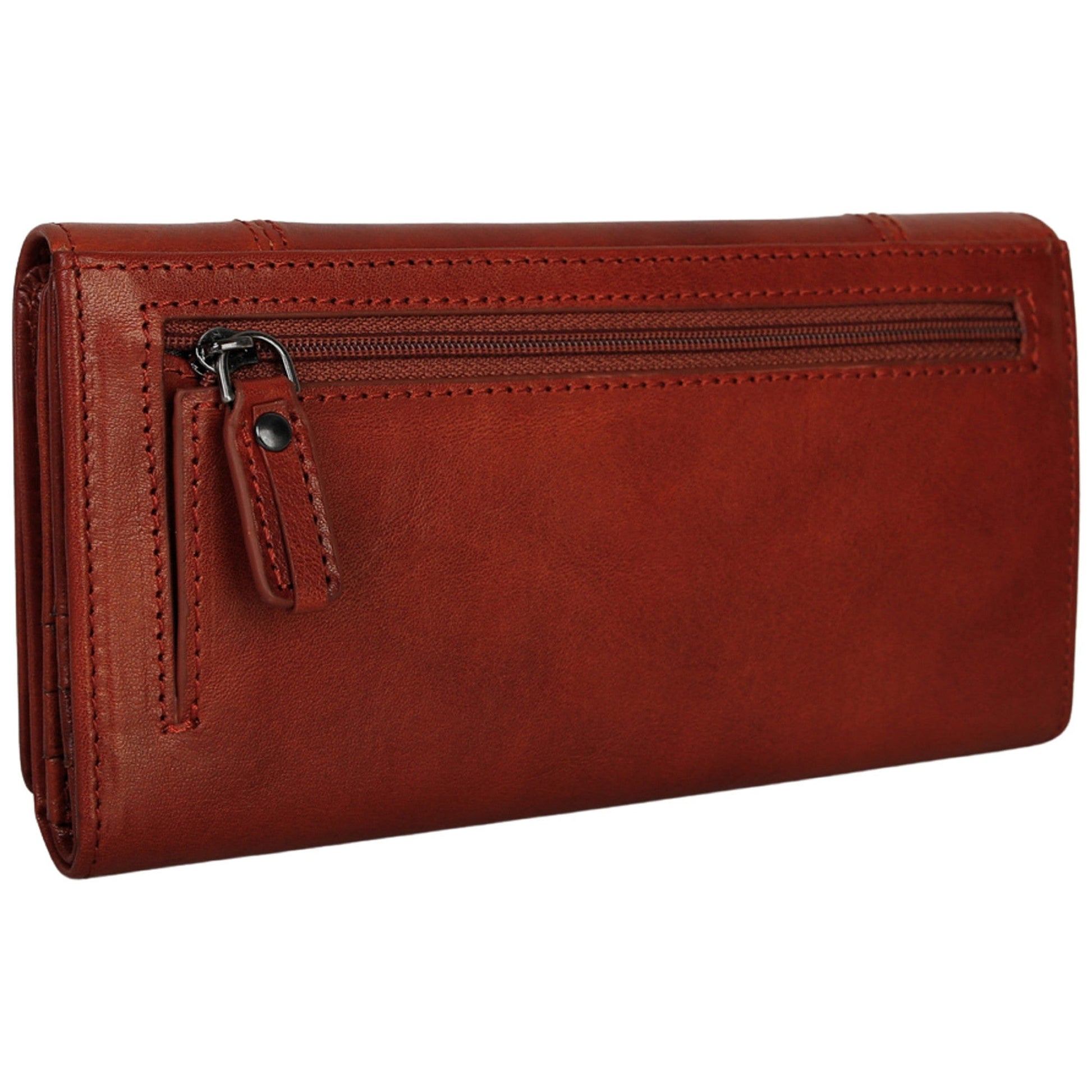 Mancini Wallets Mancini Pelle D’oro RFID Secure Quad Fold Wallet