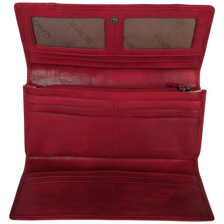 Mancini Wallets Mancini Pelle D’oro RFID Secure Trifold Wallet