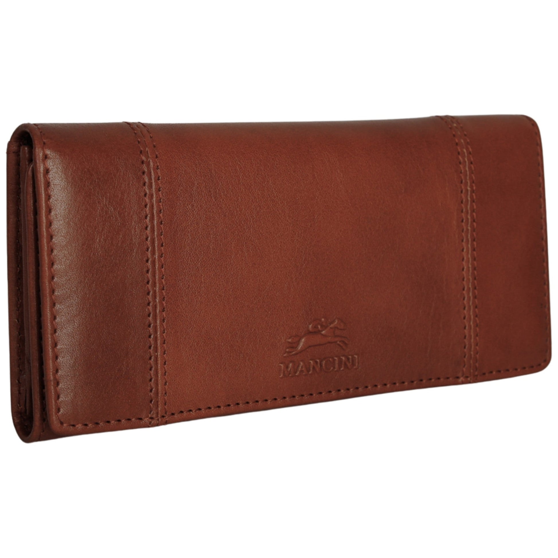 Mancini Wallets Mancini Pelle D’oro RFID Secure Trifold Wallet