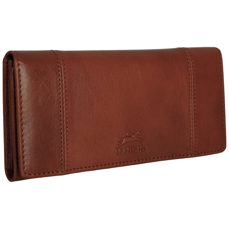 Mancini Wallets Mancini Pelle D’oro RFID Secure Trifold Wallet