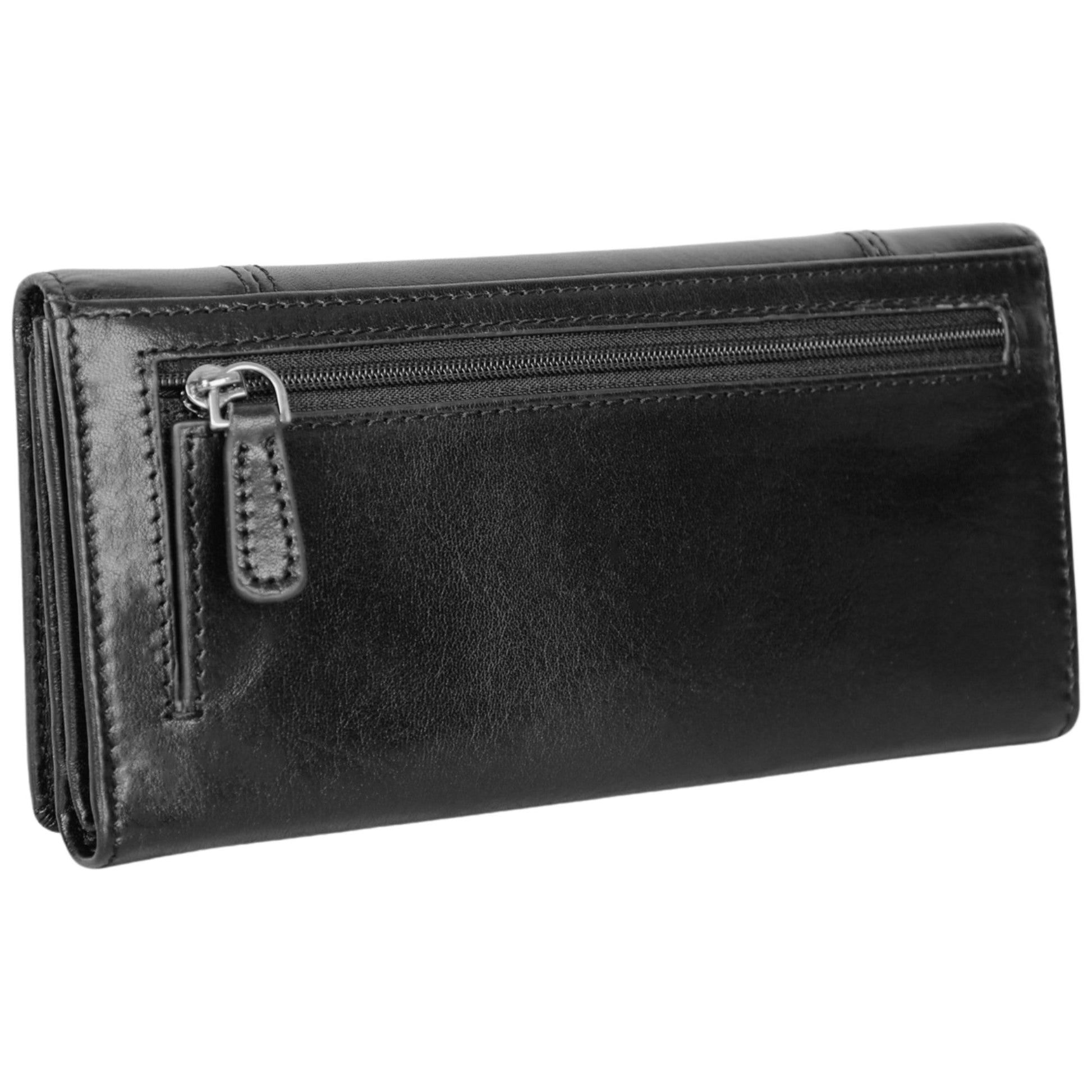 Mancini Wallets Mancini Pelle D’oro RFID Secure Trifold Wallet
