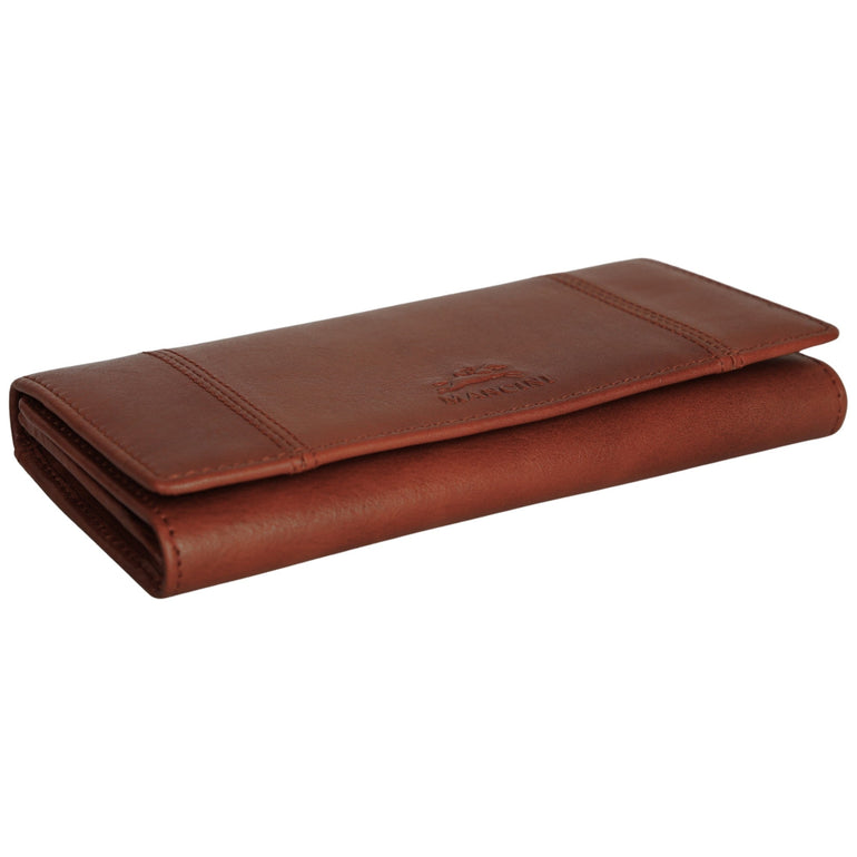 Mancini Wallets Mancini Pelle D’oro RFID Secure Trifold Wallet