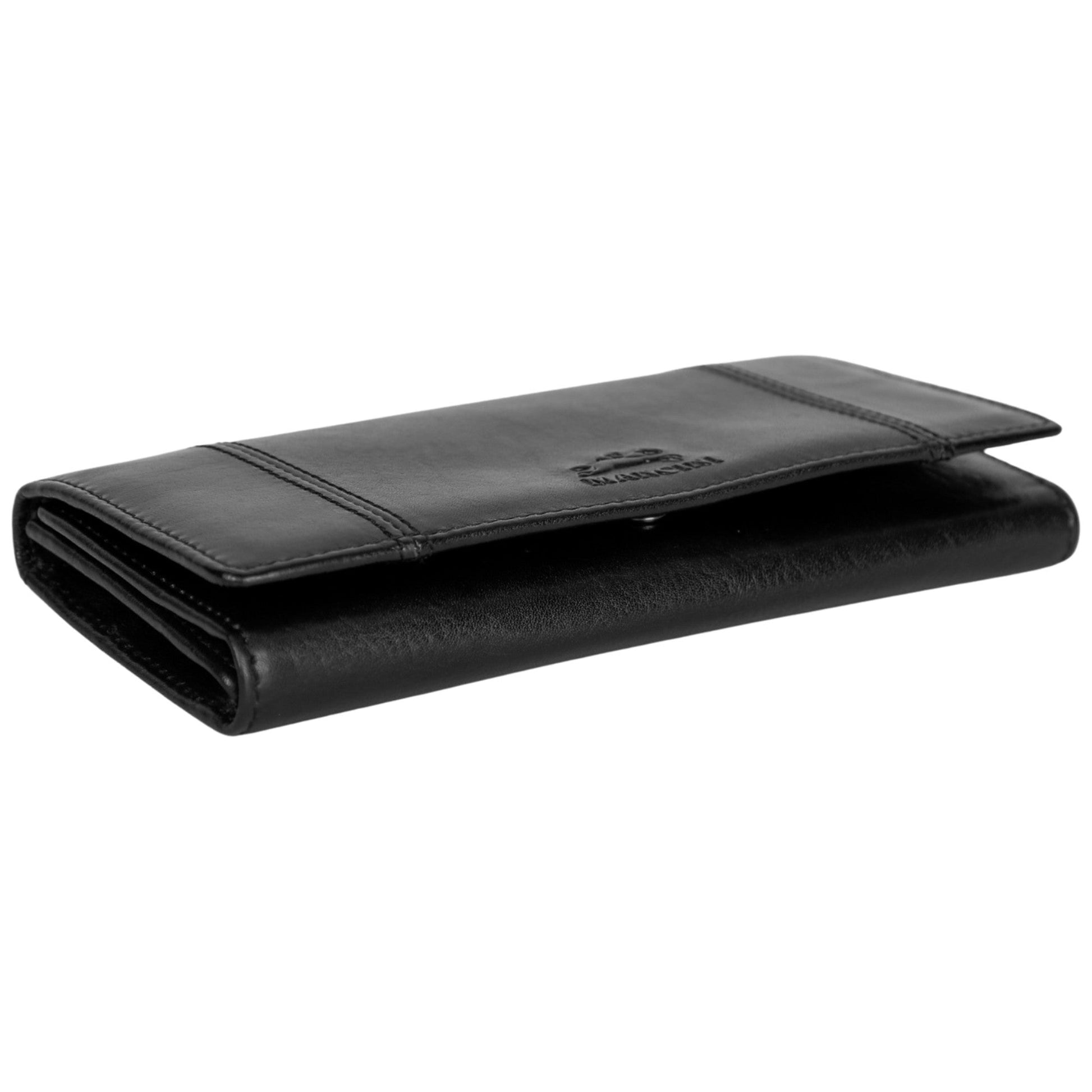 Mancini Wallets Mancini Pelle D’oro RFID Secure Trifold Wallet