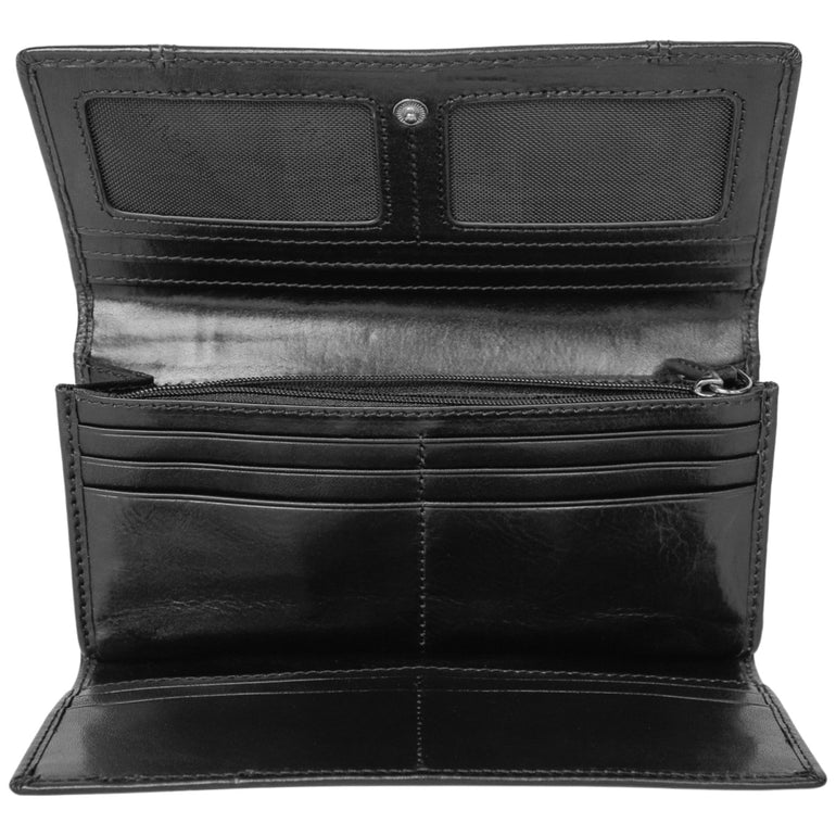 Mancini Wallets Mancini Pelle D’oro RFID Secure Trifold Wallet