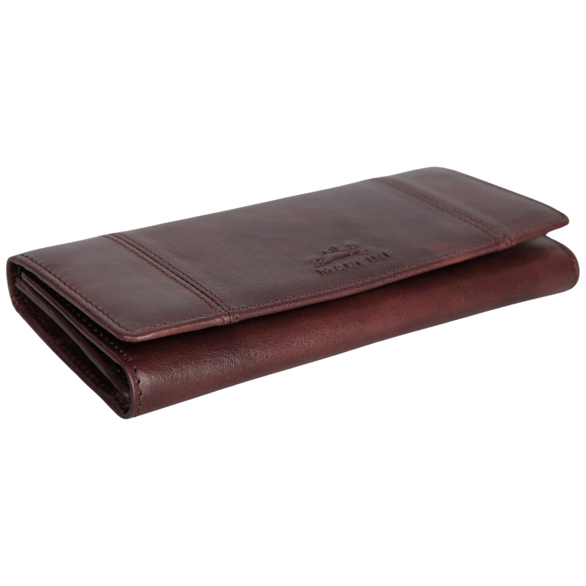 Mancini Wallets Mancini Pelle D’oro RFID Secure Trifold Wallet