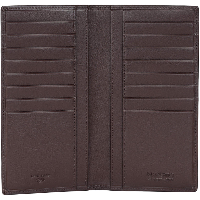 Mancini Wallets Mancini Sonoma RFID Secure Breast Pocket Wallet