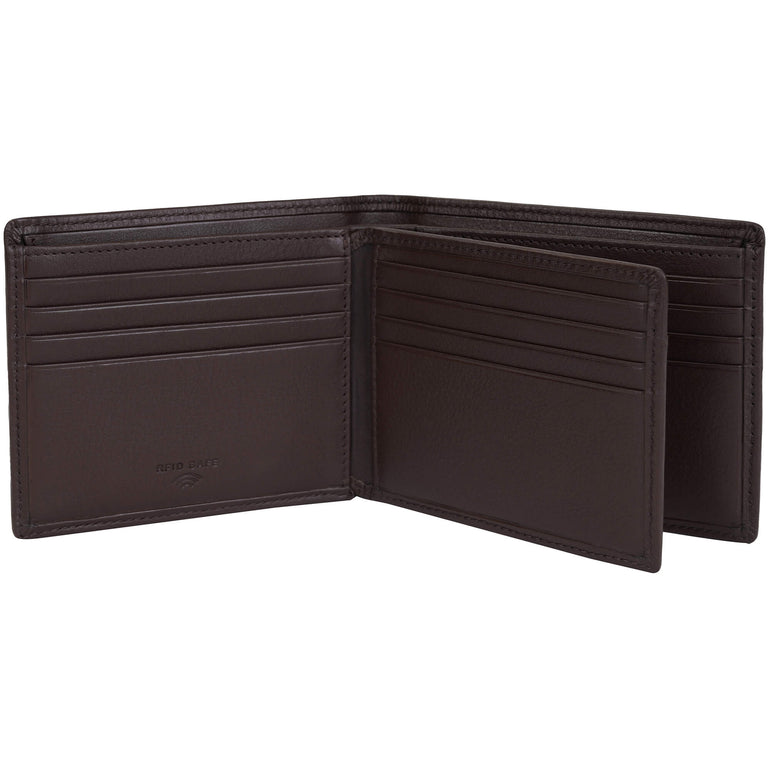 Mancini Wallets Mancini Sonoma RFID Secure Center Wing Wallet