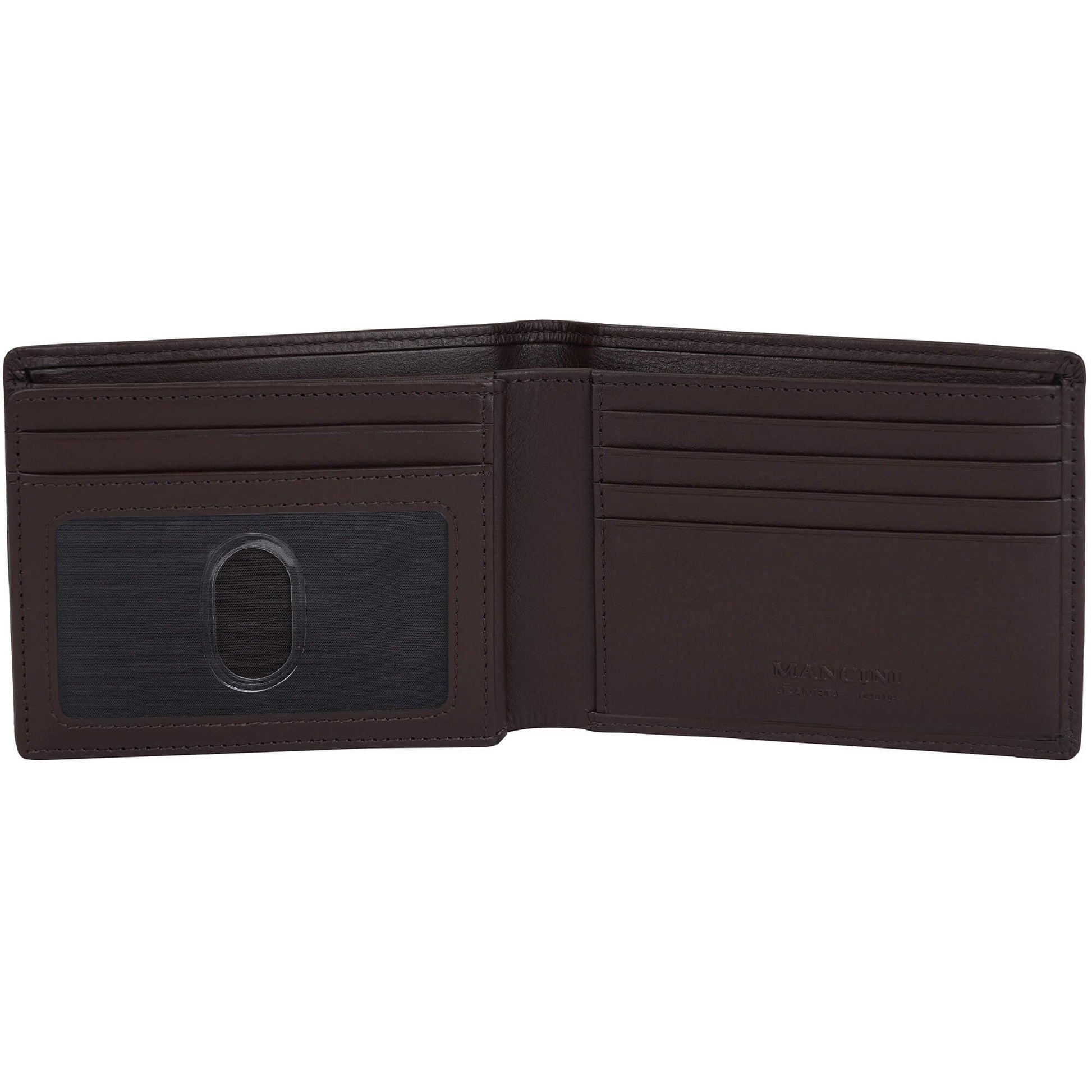 Mancini Wallets Mancini Sonoma RFID Secure Center Wing Wallet