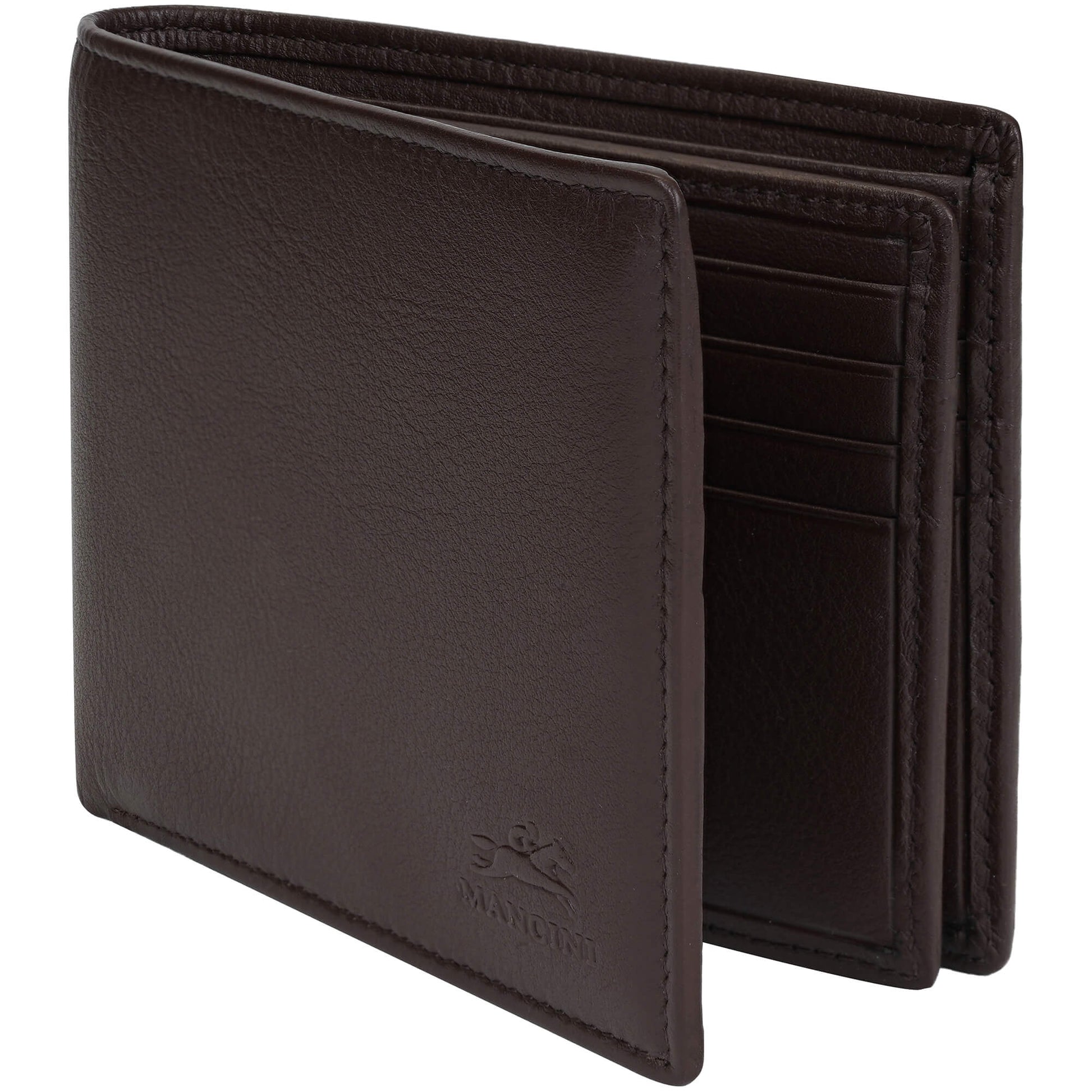 Mancini Wallets Mancini Sonoma RFID Secure Center Wing Wallet