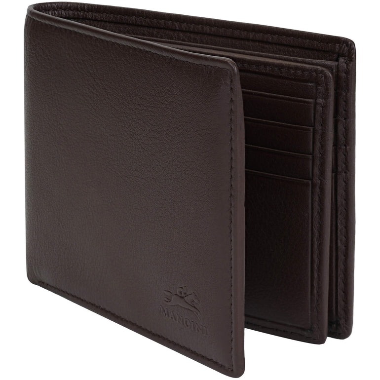 Mancini Wallets Mancini Sonoma RFID Secure Center Wing Wallet