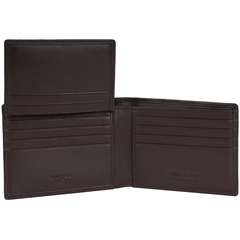 Mancini Wallets Mancini Sonoma RFID Secure Left Wing Wallet