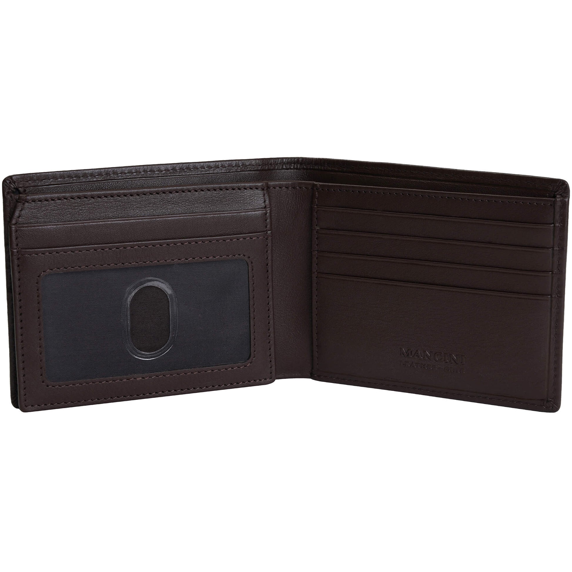 Mancini Wallets Mancini Sonoma RFID Secure Left Wing Wallet
