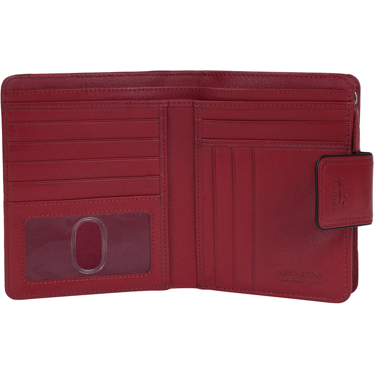 Mancini Wallets Mancini Sonoma Women’s Medium Clutch Wallet with Enhanced RFID Protection