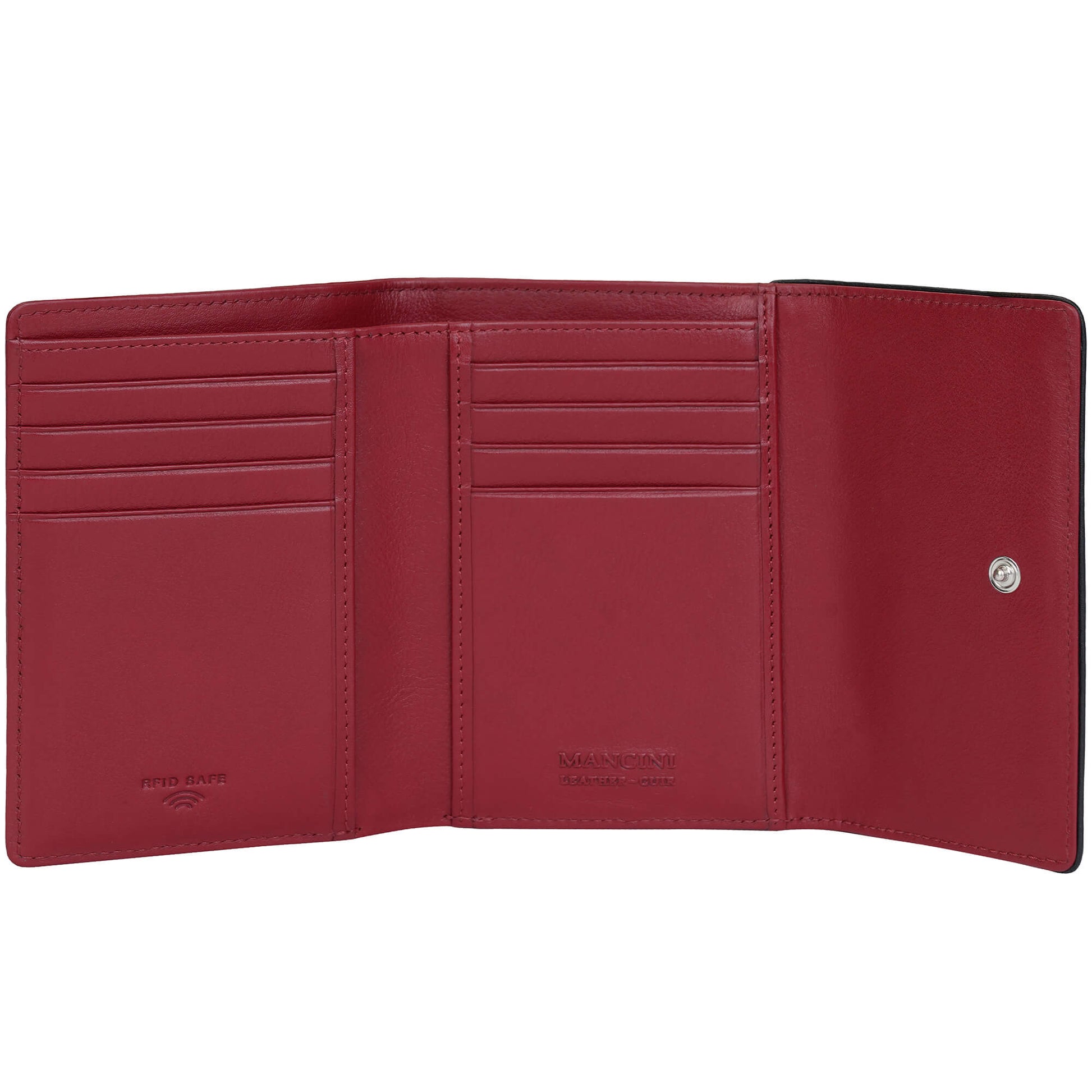 Mancini Wallets Mancini Sonoma Women’s Medium Clutch Wallet with Enhanced RFID Protection