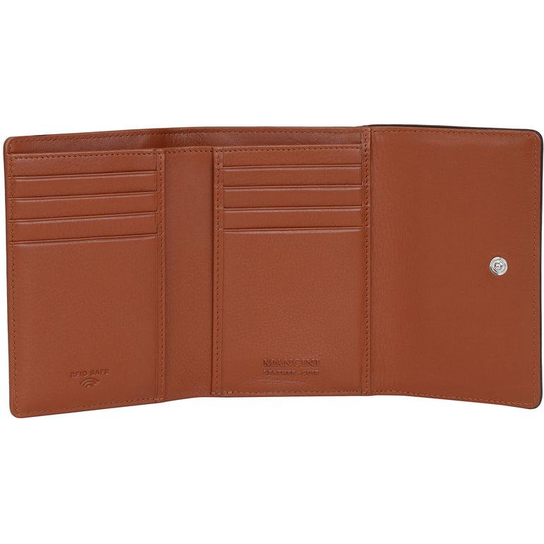 Mancini Wallets Mancini Sonoma Women’s Medium Clutch Wallet with Enhanced RFID Protection