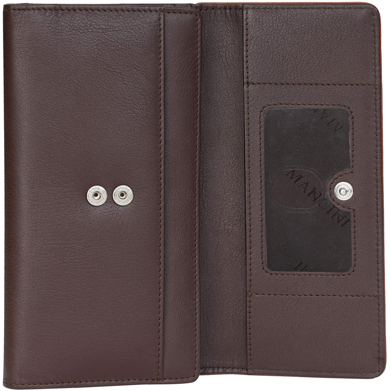 Mancini Wallets Mancini Sonoma Women’s Medium Clutch Wallet with Enhanced RFID Protection