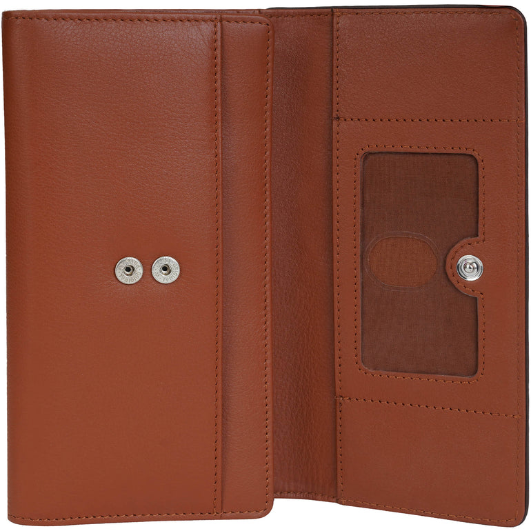 Mancini Wallets Mancini Sonoma Women’s Medium Clutch Wallet with Enhanced RFID Protection