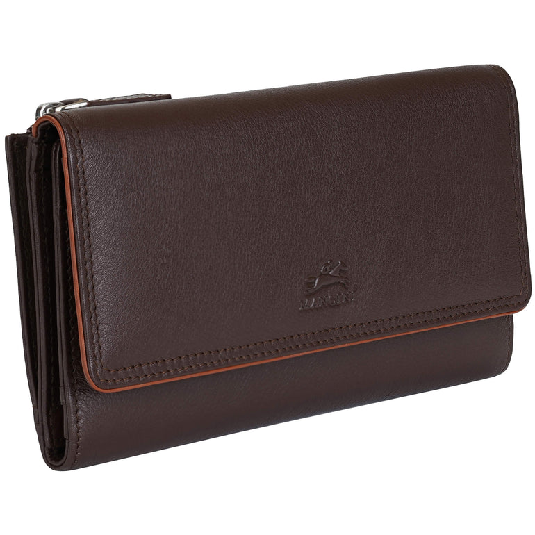 Mancini Wallets Mancini Sonoma Women’s Medium Clutch Wallet with Enhanced RFID Protection