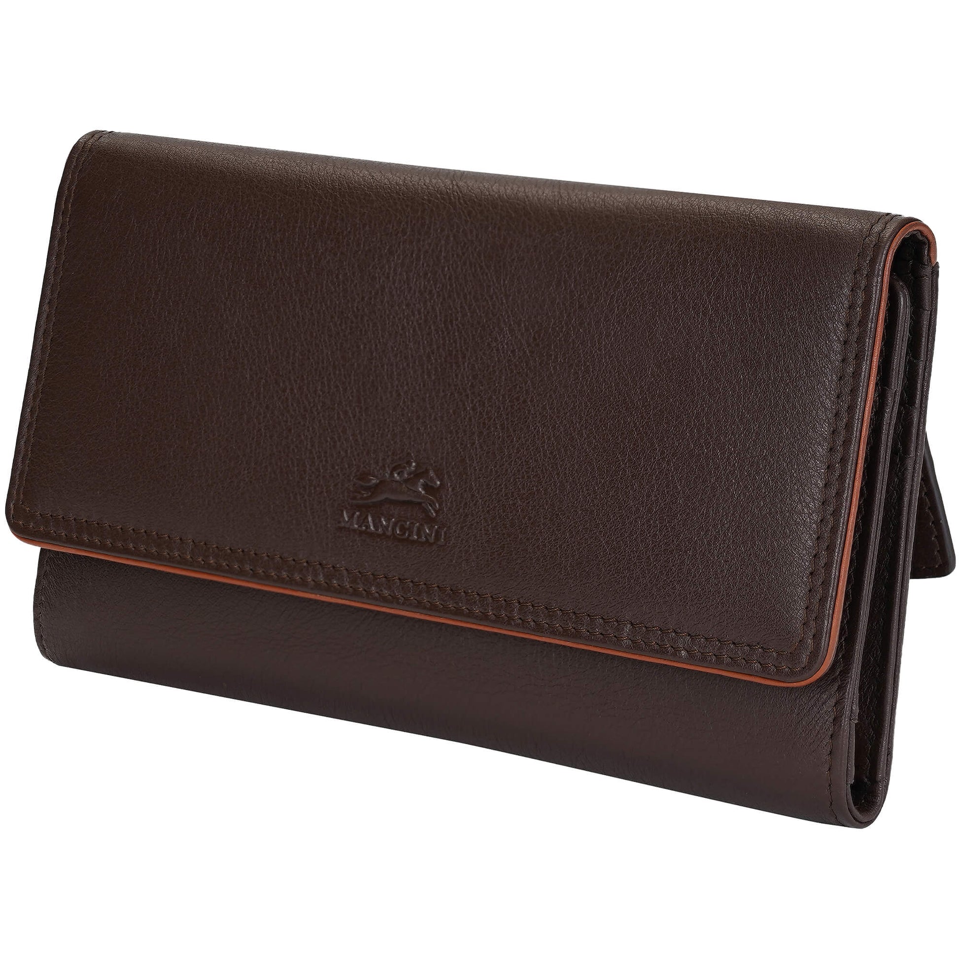 Mancini Wallets Mancini Sonoma Women’s Medium Clutch Wallet with Enhanced RFID Protection
