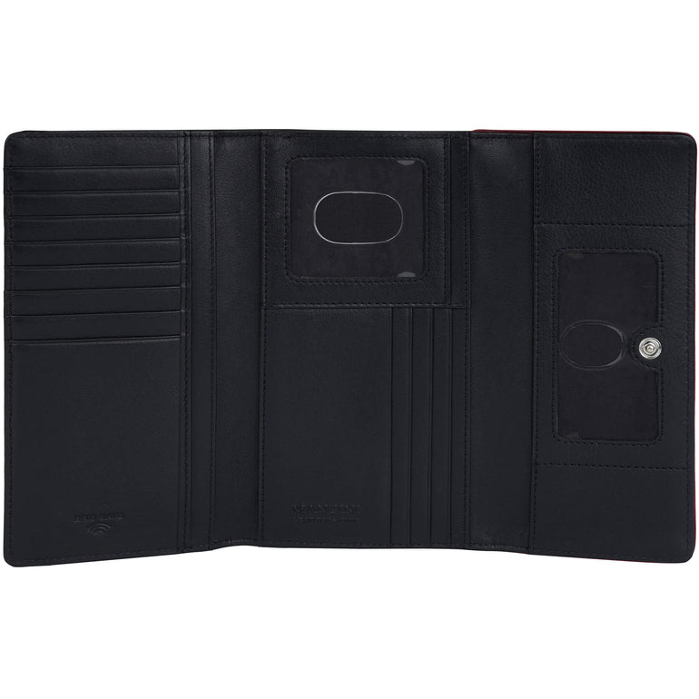 Mancini Wallets Mancini Sonoma Women’s Medium Clutch Wallet with Enhanced RFID Protection