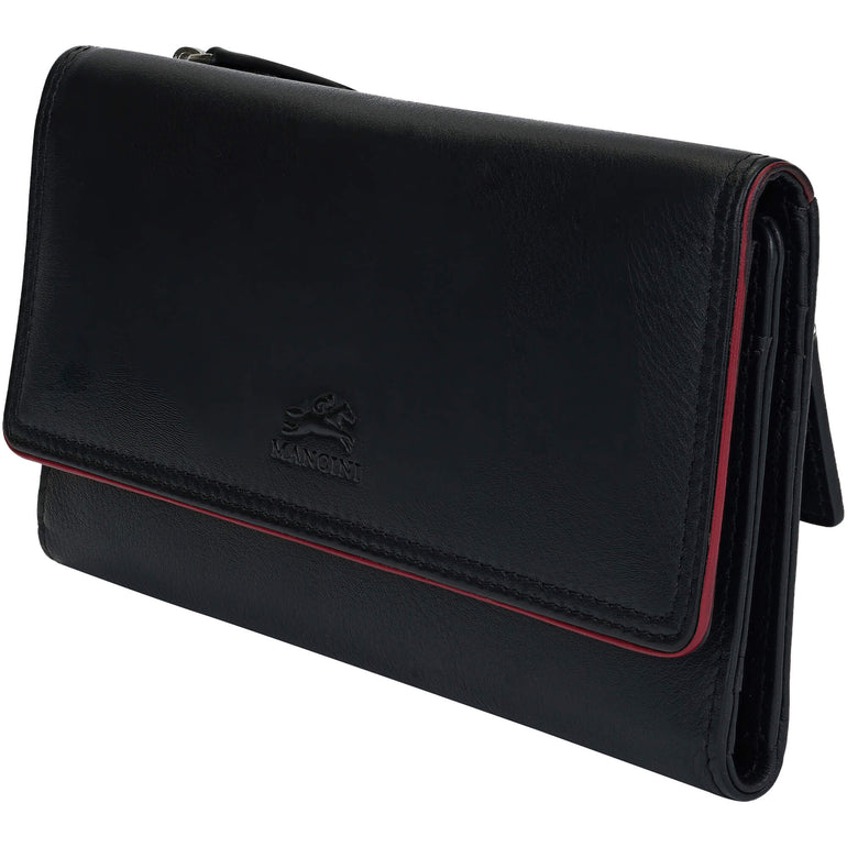 Mancini Wallets Mancini Sonoma Women’s Medium Clutch Wallet with Enhanced RFID Protection